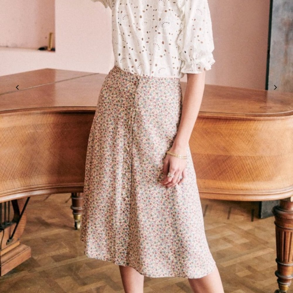 TRADE POST Sezane Nalla Skirt NEW